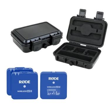 Imagem de Hard Case Plástico p/ Microfone Sistema Sem Fio Rode Wireless Go,Synco