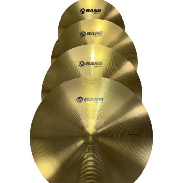 Imagem de Kit Prato Bateria Waldman BNG HH 14" CR16 CR 18"  RD20 Liga Brass