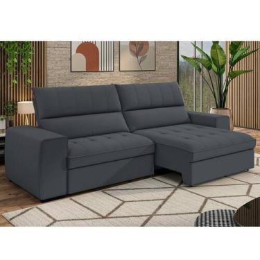 Imagem de Sofá Retrátil e Reclinável 3 Lugares 211cm Barcelona - Arte Cúbica Est