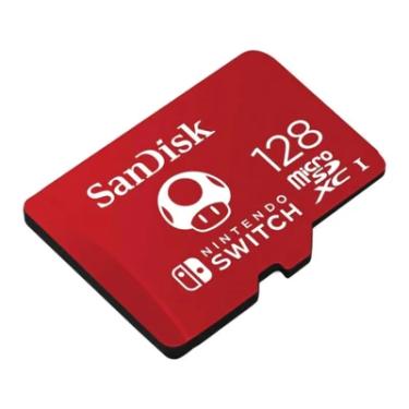Imagem de Cartão De Memória Sandisk Micro SD 128GB, Classe 10 - SDSQXAO-128G-GNCZN