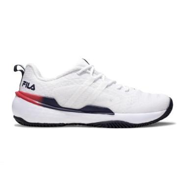 Imagem de Tênis Fila Winner Clay Masculino, Branco, Marinho, 42