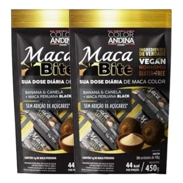 Imagem de Doce Fit Maca Bite Banana com Maca Black Zero Açúcar Adicionado Color Andina 60un