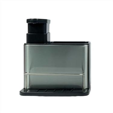 Imagem de Dispenser Organizador de Pia Porta Detergente Sabão Líquido Suporte Bucha de Lavar Louça