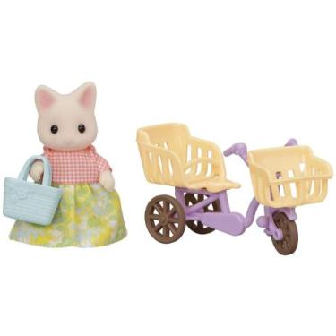 Imagem de Sylvanian Families Passeio de Bicicleta Mamãe Gato - Primavera com Ace