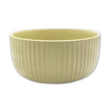 Imagem de Bowl Tigela Cumbuca De Cerâmica Bege 12Cm Salada Fruta