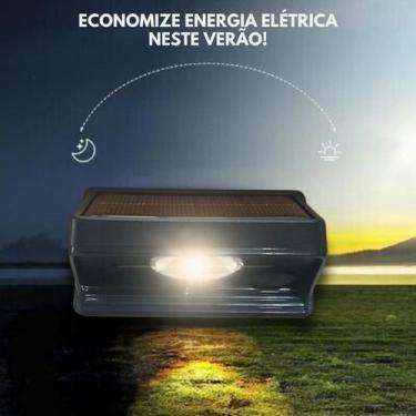 Imagem de Kit 4- 16 Arandela Solar com Gancho - RGB Branco Quente 2700K - Granfe