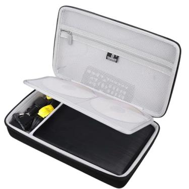 Imagem de Tourmate Estojo rígido de armazenamento para PJGCWB/FANGOR/HotHat/YOTON leitor de DVD portátil de 9,5 polegadas, estojo de EVA portátil (caixa para venda) (preto)