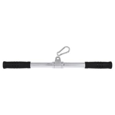 Imagem de Dynwave Barra de puxada LAT para máquina de cabos, barra reta para exercícios, de puxada para treino.