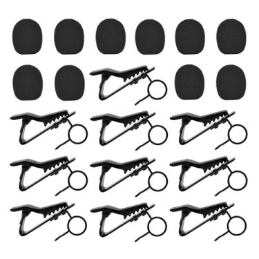 Imagem de harayaa Clipes para microfone de lapela, clipes para fio de microfone de lapela, fácil instalação, acessório de estúdio, equipamento profissional, protetores, 8.4 Mm