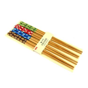 Imagem de Hashi De Bambu Estampa: Sortida - Kit 4 Pares
