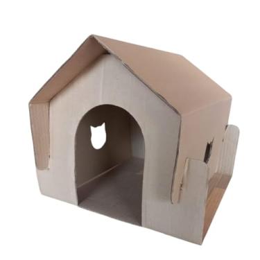 Imagem de Toca Para Gatos Em Papelão - Baú Pet