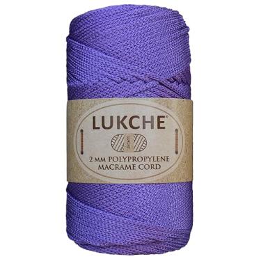 Imagem de Cordão de macramê de poliéster 2 mm x 125 jardas, corda de macramê premium 100% polipropileno, fio colorido, bolsa de macramê de crochê para cabides de parede, bolsas, placas inferiores, tapetes