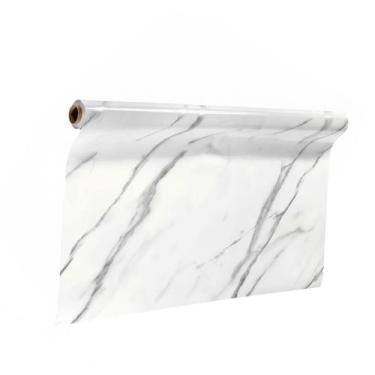 Imagem de Papel Parede Adesivo Autocolante Marmore Falso Flexivel Casa Banheiro 