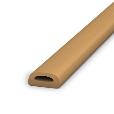 Imagem de Veda Fresta Protetor Porta Janela Marrom Claro Comfortdoor 6mt, Marrom
