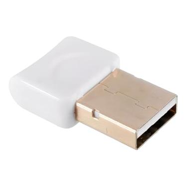 Imagem de Adaptador Bluetooth 5.0 USB, Receptor Sem Fio para Computador, Branco, Alcance 30m, Design Ultracompacto 2,5x1,5cm, Plug & Play