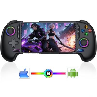 Imagem de NinjaPlusOX Mobile Game Controller for iPhone/Android with Hall Joystick, Wireless Phone Controller with Phone Case Support, Compatible with Xbox Game Pass, Steam Link, Call of Duty, Roblox