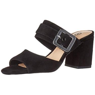 Imagem de Bella Vita Sandália social feminina Tory II, Couro Kidsuede preto, 9.5 X-Wide