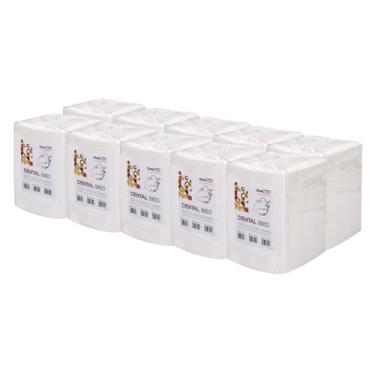 Imagem de ONEMED Babadores Dentais 500 Peças, Descartáveis, 3 Camadas, À Prova D'Água, Para Tatuagem, Clínica Odontológica, Salão De Beleza, Loja 13" X 18" Branco