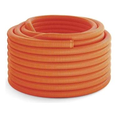 Imagem de Eletroduto Corrugado 3-4 50 Metros Laranja