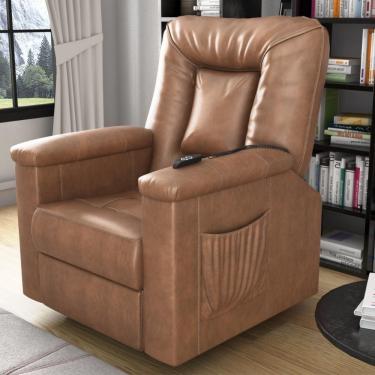 Imagem de Poltrona Reclinável Elétrica Mickey Courino Montana Whisky