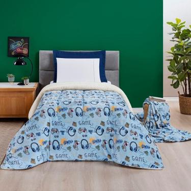 Imagem de Coberdrom Bouti Kids Solteiro 01 Peça Manta Alta 150g - Game.