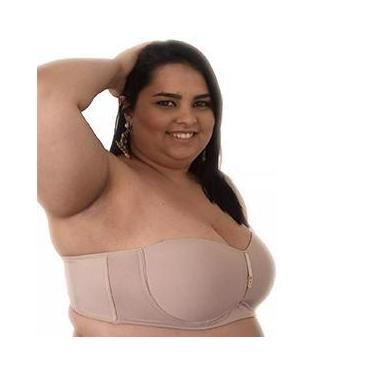 Imagem de Sutiã sem alça Reforçado - Moda Intima, Nude, 54
