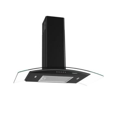 Imagem de Coifa de Parede Fogatti 80cm Vidro Curvo Clean, 3 Velocidades, Led e F