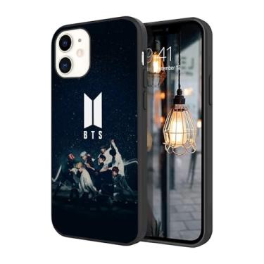 Imagem de WWDIYHOUSE Capa compatível com iPhone 11, capa à prova de choque de TPU macio com design exclusivo e legal para homens/mulheres/meninos/meninos (Fashion-BTS-15)