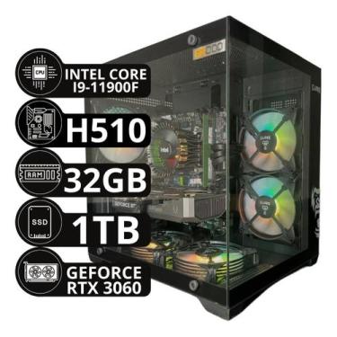 Imagem de Pc Gamer Option Intel I9 11a Ger 32gb Rtx 3060 12gb Nvme 1tb 1 Tb 32 G