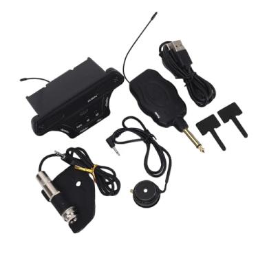 Imagem de XUXHOU Captador de Guitarra Acústica, Vibração Ativa Com Microfone para Som de Alta Fidelidade, Porta de Carregamento Tipo C, Módulo DSP para Efeitos de Atraso de Coro de Reverberação, Perfeito para
