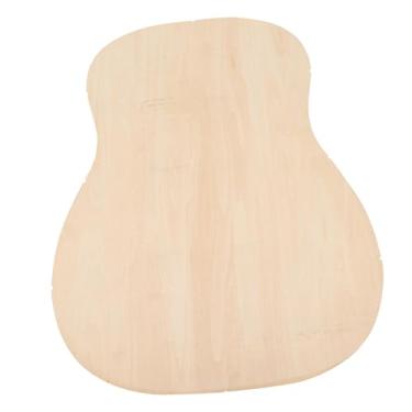 Imagem de OFFSCH Chapa de cabeça de guitarra em forma de cabaça sólida para guitarras, painel leve durável para ferramenta de substituição Luthiers e acessório DIY