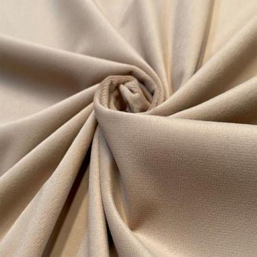 Imagem de Tecido Suede Veludo Divano Bege - 1,40m de Largura - Suede Premium
