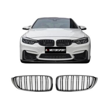 Imagem de Grelha Frontal Estilo M4 Preta Brilhante Para BMW F32 F33 F36 F80 F82 