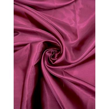 Imagem de EOVEA - Tecido de cetim brilhante da The Yard – Material de poliéster liso para costura, estofamento, forro, decoração, fantasias e artesanato DIY – 152 cm de largura, tecido leve e drapeado macio