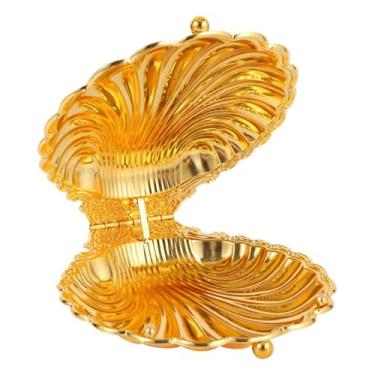 Imagem de predolo Fruteira, Porta-frutas, Tigela para servir, Ornamento decorativo elegante, Bandeja para pão, Prato para servir saladas em festas, Estilo fazenda, Sala, Gold S