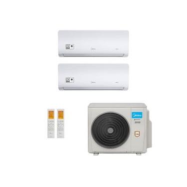 Imagem de Ar-Condicionado Multi Split Inverter Midea 36.000 (1x Evap HW 12.000 + 1x Evap HW 24.000) Quente/Frio 220V