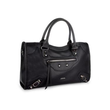 Imagem de Bolsa Dakota Feminina Tote Alça Dupla DK162, Único, Preto