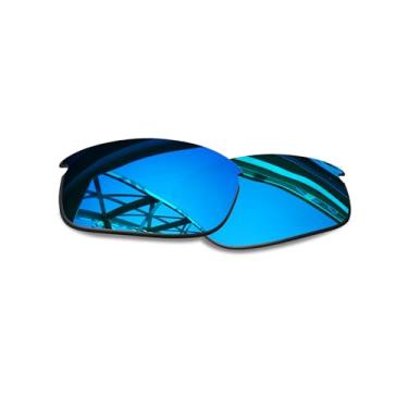 Imagem de SmartVLT Lentes de reposição masculinas Ice Blue para óculos de sol Oakley Bottlecap