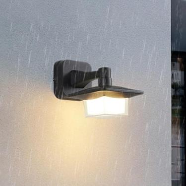 Imagem de Luminária de parede de madeira e cerâmica com padrão de flores, ajustável em altura, estilo Florence, ideal para cabeceira, decoração de parede interna, estilo retrô, perfeita para corredore