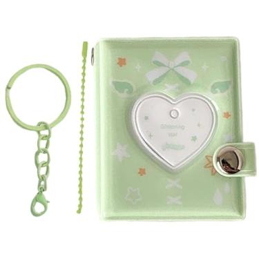 Imagem de Álbum de Fotos Pequeno - PVC, Portátil e Impermeável | 5 cm Pequeno Álbum de Fotos Porta-chave - Para Aniversário Casamento dos Namorados Uso Diário Viagem Crianças Adultos