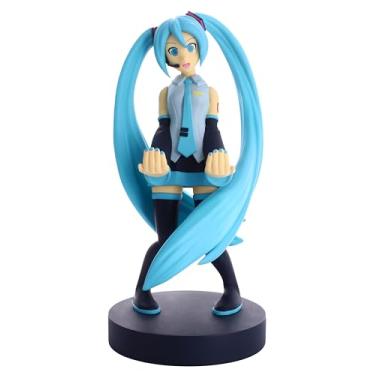 Imagem de Cableguys Hatsune Miku Controller Holder & Phone Stand - Gaming Setup Accessories for Desk and Game Room, Controller Stand Compatible with Xbox, PlayStation & Most Standard Game Controllers