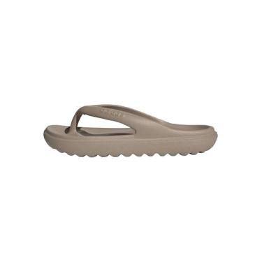 Imagem de adidas Sandália de dedo unissex Adilette Lumia para adultos, Trace Khaki/Trace Khaki/Trace Khaki, 6 Women/5 Men