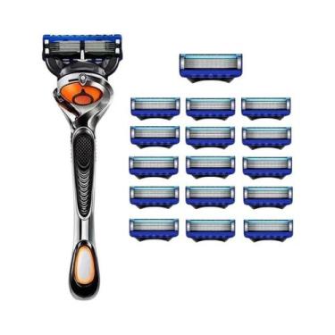 Imagem de Aparelho De Barbear Manual Masculino De Alta Qualidade Com 5 Camadas, 