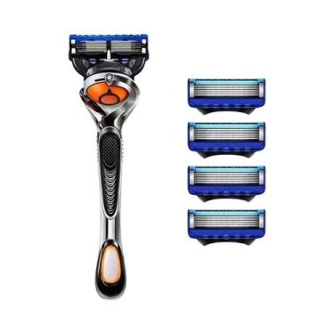 Imagem de Aparelho De Barbear Manual Masculino De Alta Qualidade Com 5 Camadas, 