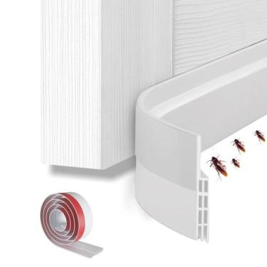 Imagem de Door Draft Stopper Ohuhu 99cm x 5cm Isolamento acústico à prova d'água