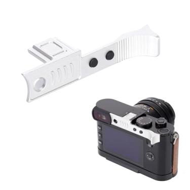 Imagem de SZZCNOX Punho de metal para Leica Q3 Q2, apoio de mão para descanso de polegar com protetor de tampa de sapata quente para acessórios de câmera Leica Q3/Q2, melhor equilíbrio e aderência segura