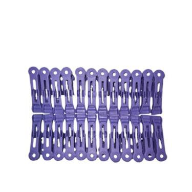 Imagem de KIT 120 Prendedor Reforçado de roupa, Pregador Reforçado de roupa para varal(120 Roxo)