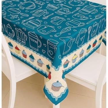 Imagem de Toalha de Mesa OXFORD Super ELEGANCIA 4,6 e 8 LUGARES(CUPCAKE,8 LUGARES 1,40x2,50)