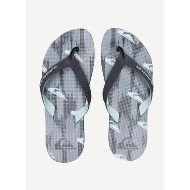 Imagem de Chinelo Quiksilver Layback Rubber Roots Cinza Escuro 43/44-Masculino