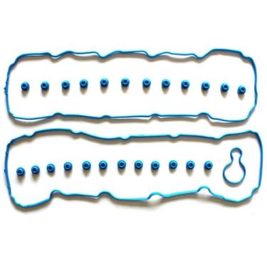 Imagem de Conjunto de juntas da tampa da válvula do motor compatível com 2000-2001 para Dodge Dakota 4.7L; 2000-2001 para Dodge Durango 4.7L; 1999-2001 para Jeep Grand Cherokee 4.7L, OE# VS50521R